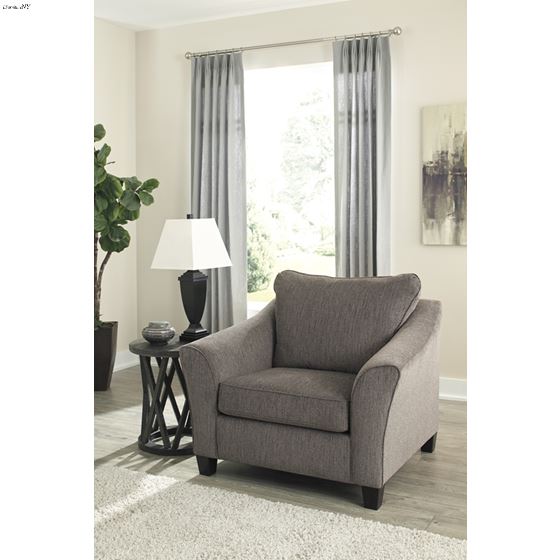 Nemoli Slate Fabric Oversized Chair 45806-3