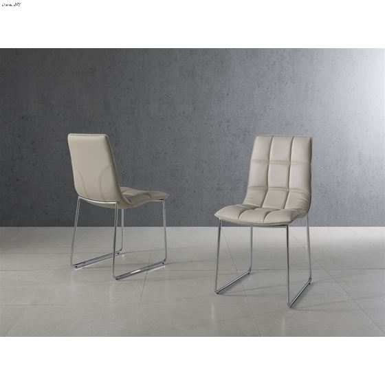Leandro Light Gray Dining Chair  - 3