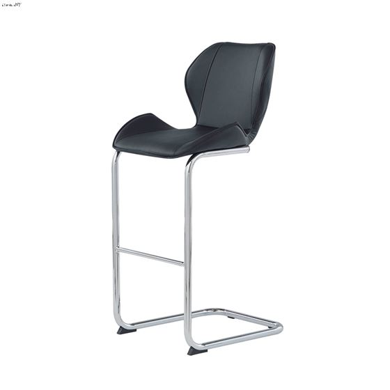 Modern Black Bar Stool D1446BS by Global Furniture USA