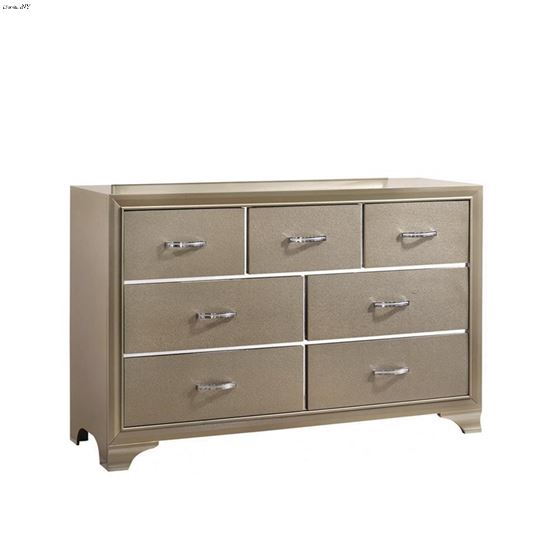 Beaumont Champagne 7 Drawer Dresser 205293 By Coaster