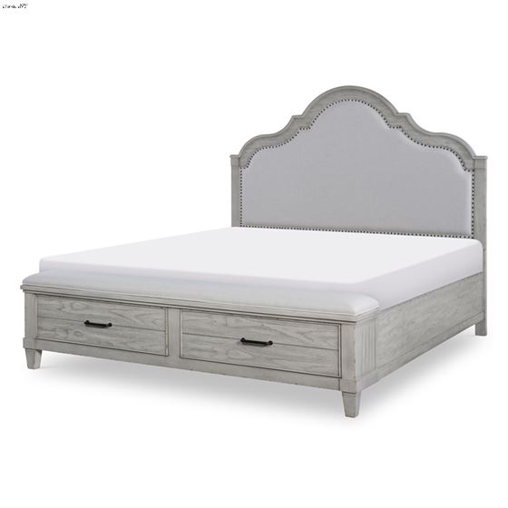 Belhaven Queen Upholstered Panel Bed with Storag-3