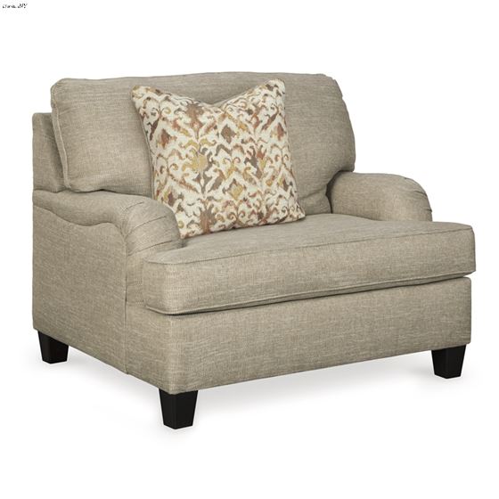 Almanza Wheat Fabric Oversized Chair 30803 By Ashley Signature Design