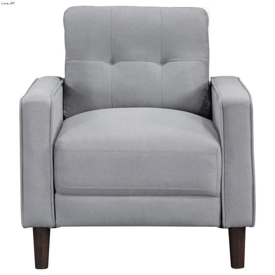 Bowen Grey Track Arm Tufted Accent Chair 506783-3