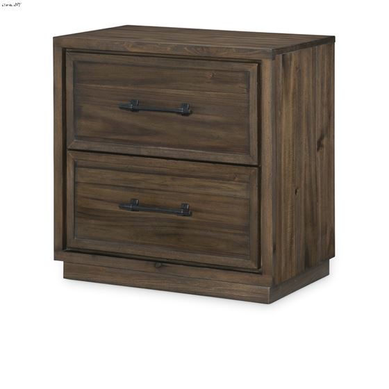 Lumberton Rugged Brown 2 Drawer Nightstand By Legacy Classic