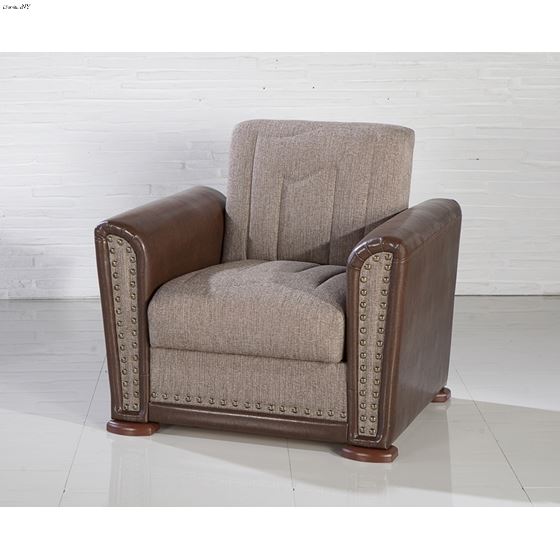 Alfa Chair in Redeyef Brown by Istikbal