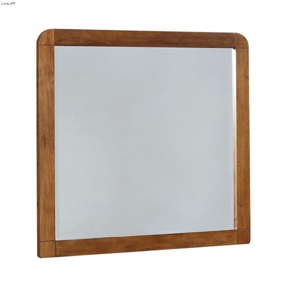 Robyn Dark Walnut Rectangular Mirror 205134 By Coaster