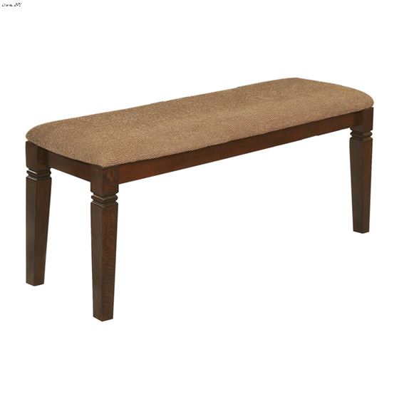 Devlin Espresso Wood Upholstered 44 inch Dining Bench 2538-13 by Homelegance