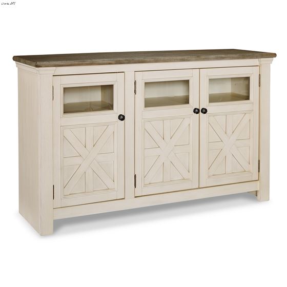 Bolanburg 60 inch Weathered White TV Stand W647-38 By Ashley Signature Design