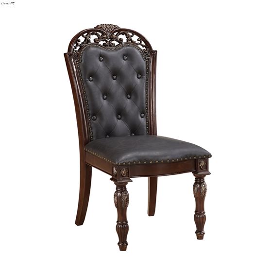 Adelina Cherry Traditional Dining Side Chair 1468S