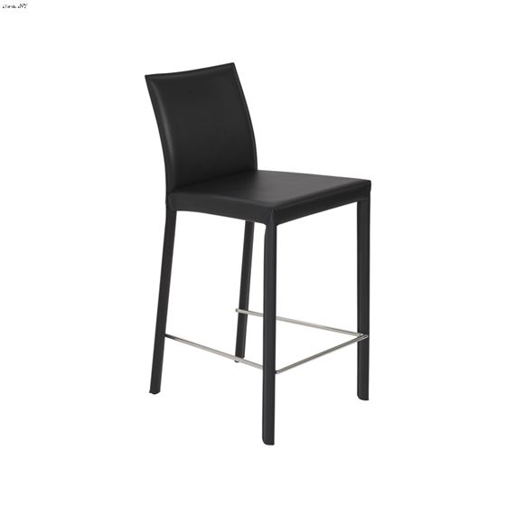 Hasina Black Counter Stool 38626BLK by Euro Style