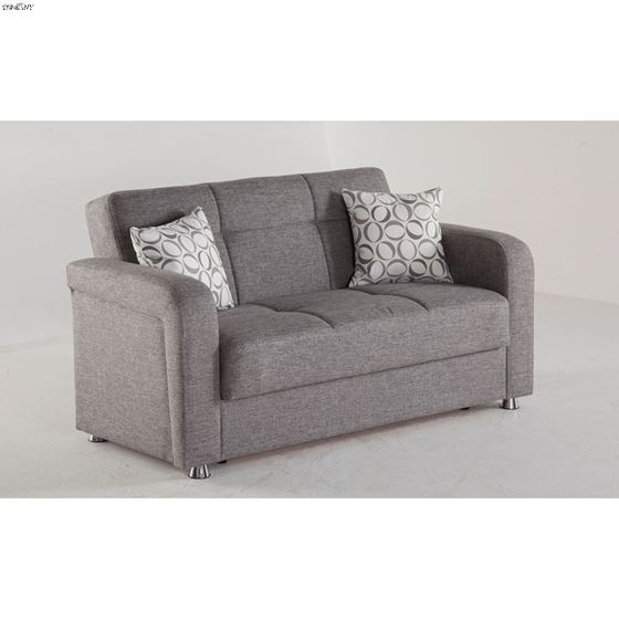 Vision Loveseat in Diego Grey by Istikbal