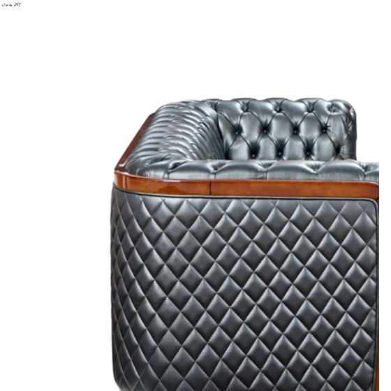 Modern Tufted Grey Leather 415 Sofa-3