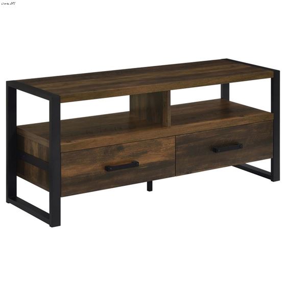 James Dark Pine 48 inch 2 Drawer TV Stand 704281 By Coaster