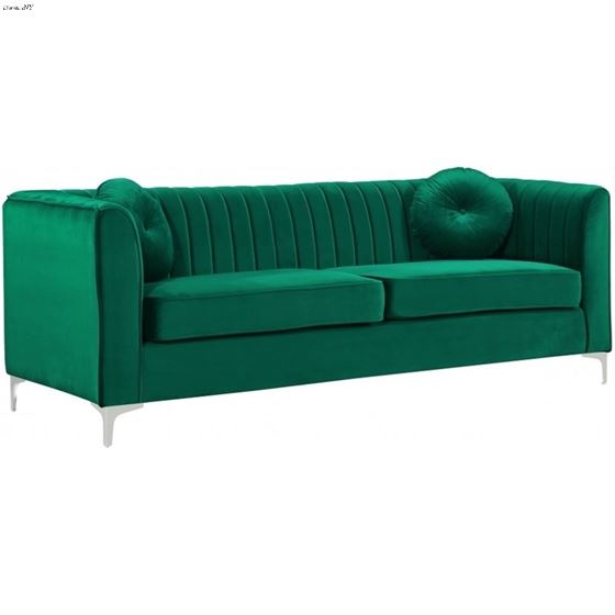 Isabelle Green Velvet Sofa Isabelle_Sofa_Green by Meridian Furniture