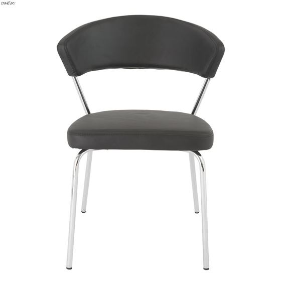 Draco Side Chair 05095 Set of 2 Chairs by Euro Sty