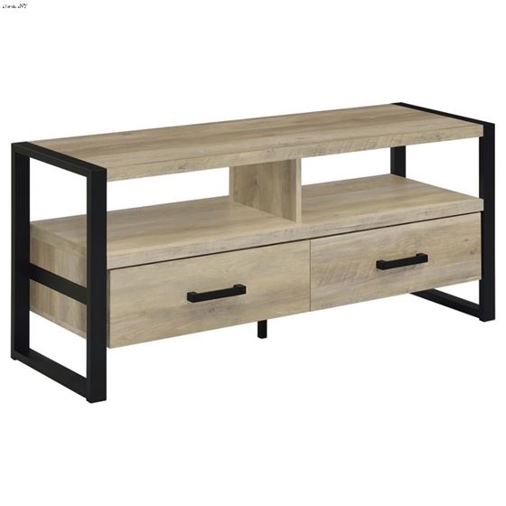 James Distressed Pine 48 inch 2 Drawer TV Stand 704271 By Coaster