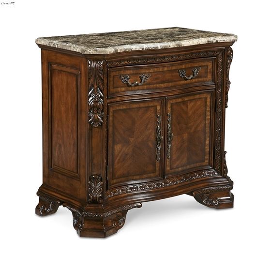 A.R.T. Furniture Old World Marble Top Nightstand