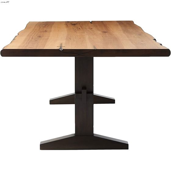 Bexley Live Edge Trestle Dining Table 110331 by Coaster Side