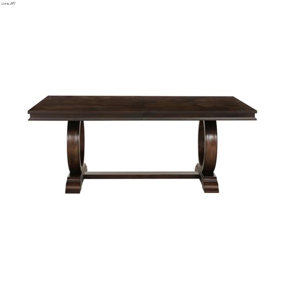 Oratorio Double Pedestal Trestle Dining Table 5562-96 Front