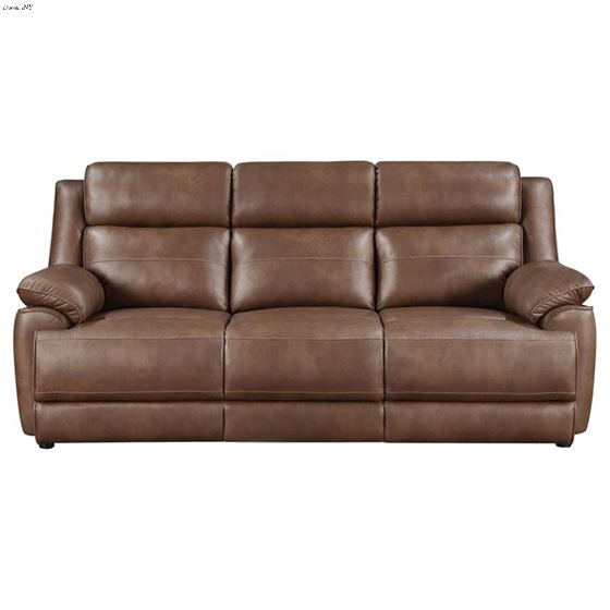 Ellington Dark Brown Padded Arm Sofa 508281 By Coaster