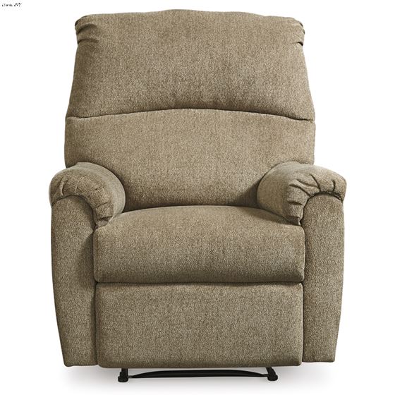 Nerviano Mocha Fabric Recliner 10801-3