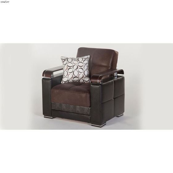 Ekol Chair in Chocolate by Istikbal