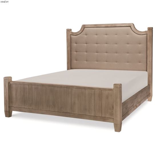 Monteverdi King Upholstered Low Post Bed-3