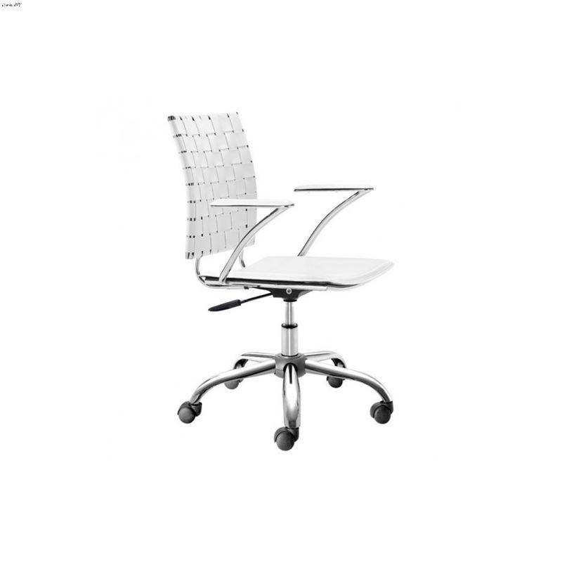 Criss Cross Office Chair 205031 White By Zuo   0c454bbb 7274 4902 80e9 F5e28fc831d1 